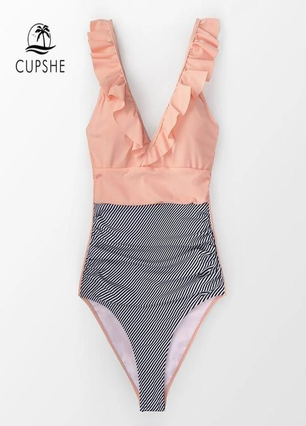 Пудровий літній купальник CUPSHE
