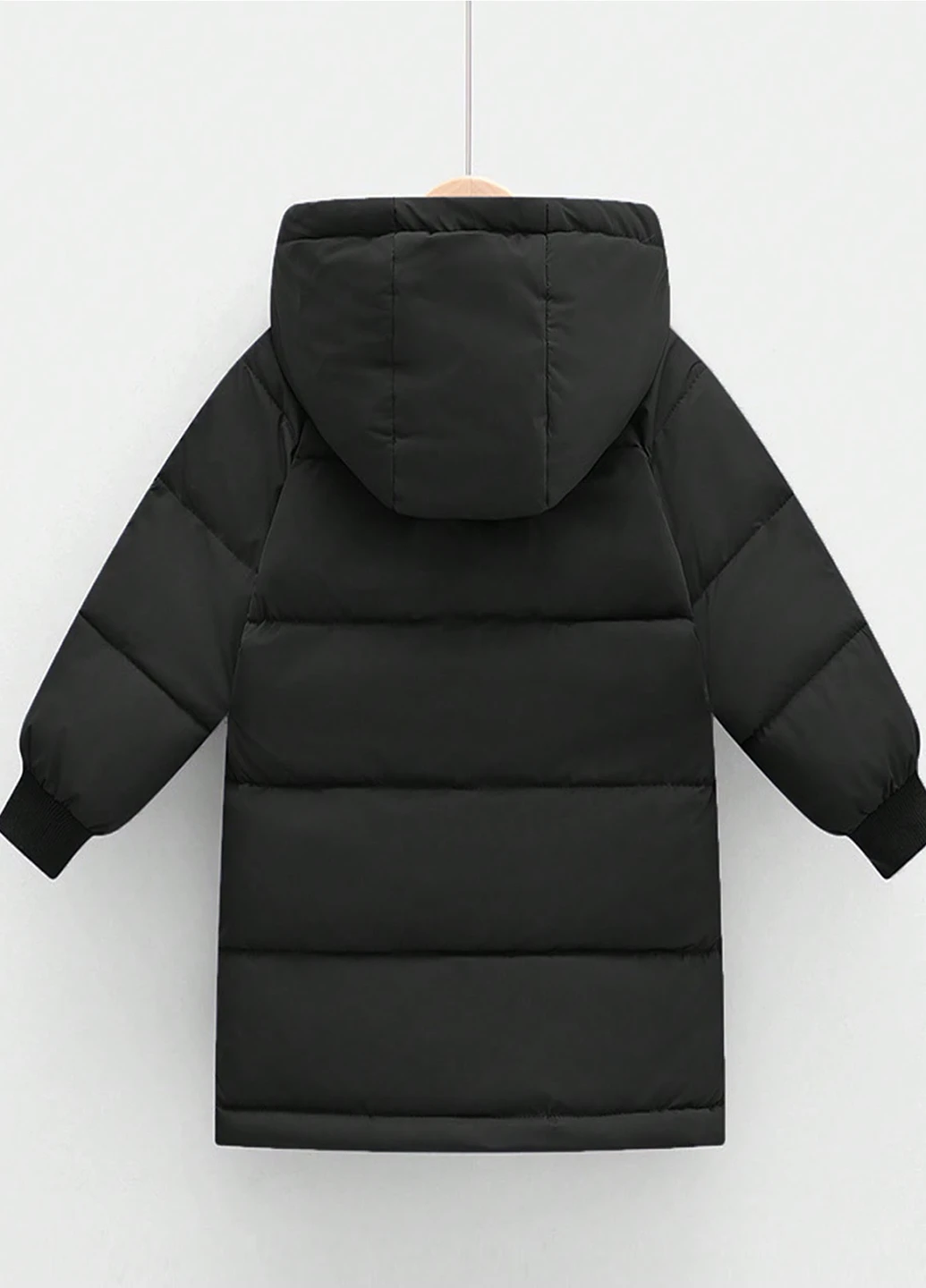 Черная зимняя куртка SHEIN