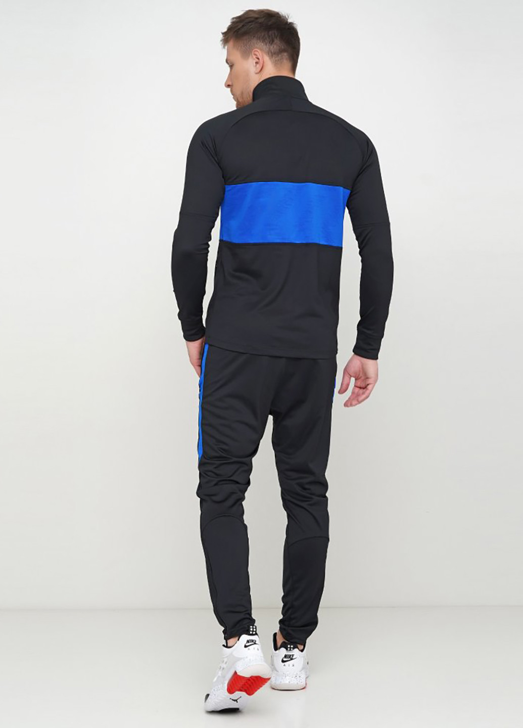 Чорний демісезонний костюм (толстовка, брюки) брючний Nike Psg M Nk Dry Strk Trksuit K4th