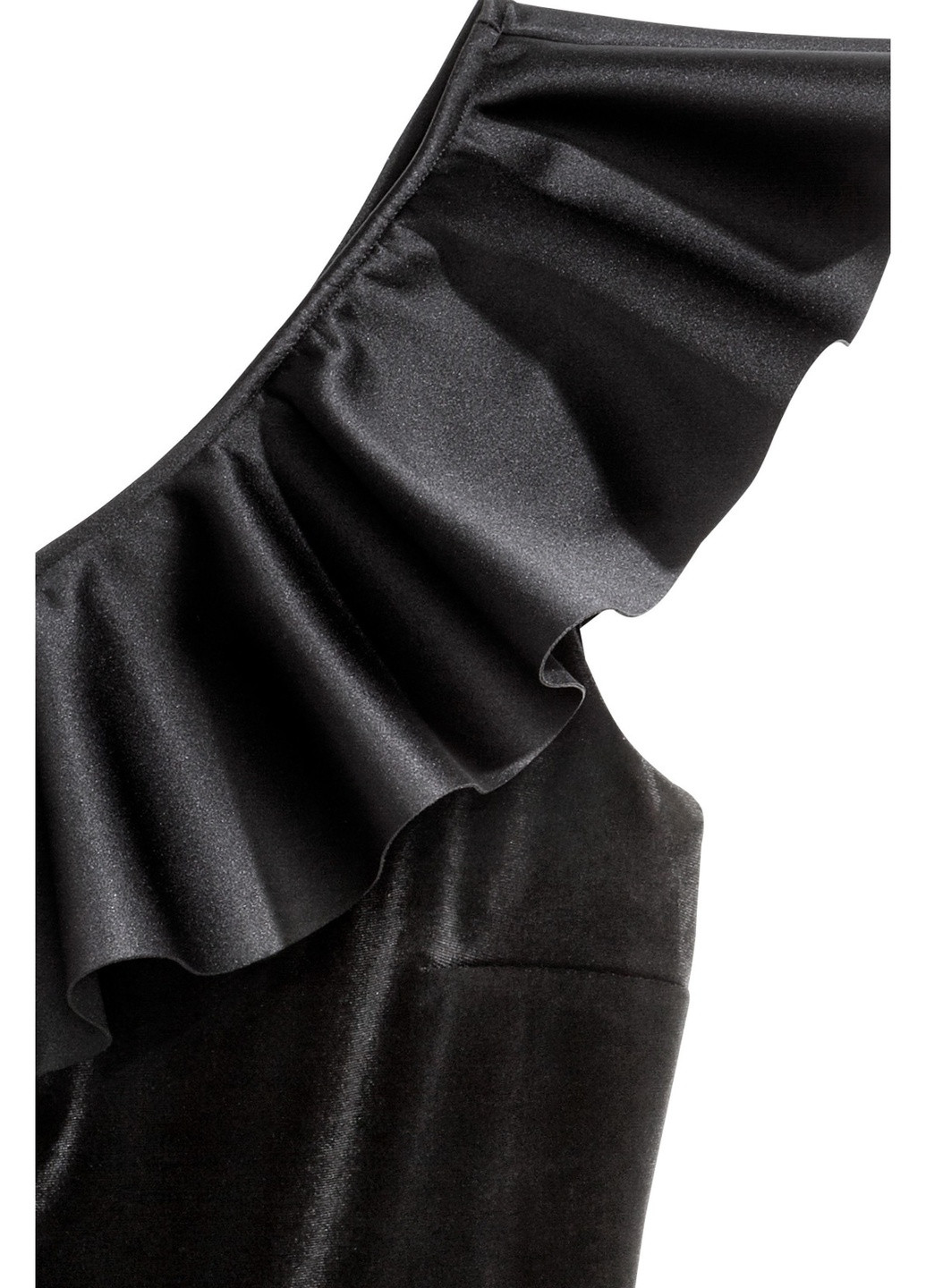 Чорна кежуал сукня H&M однотонна