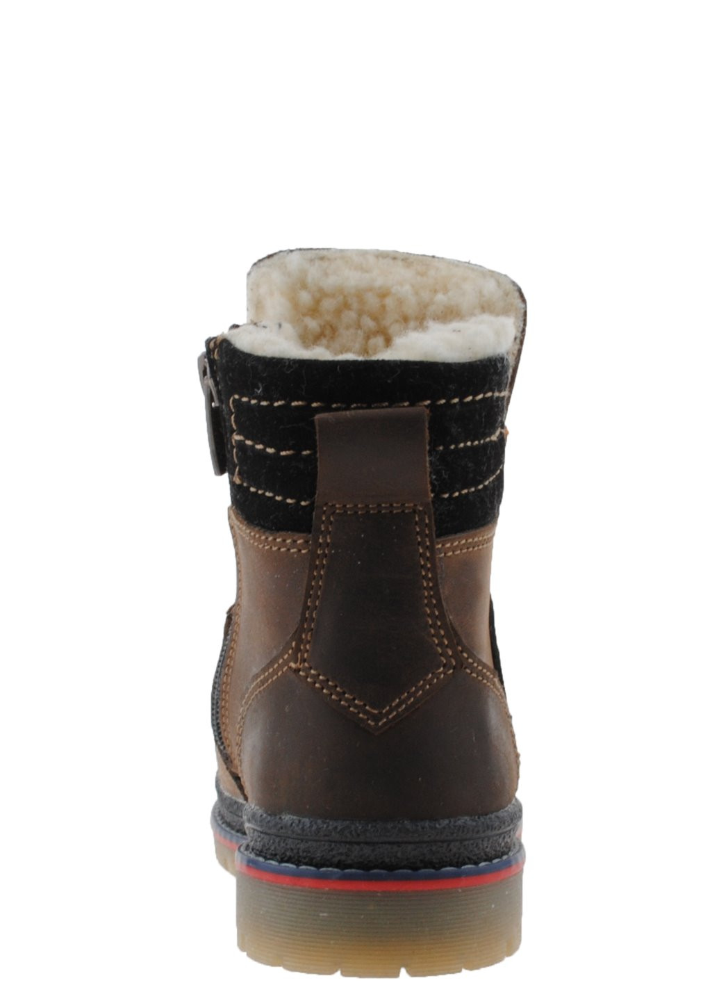 Коричневые кэжуал зимние ботинки r2093 коричневый Nivas