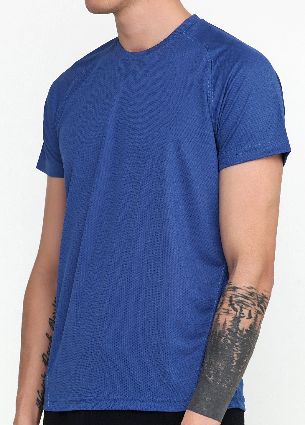 Синяя футболка с коротким рукавом MSY