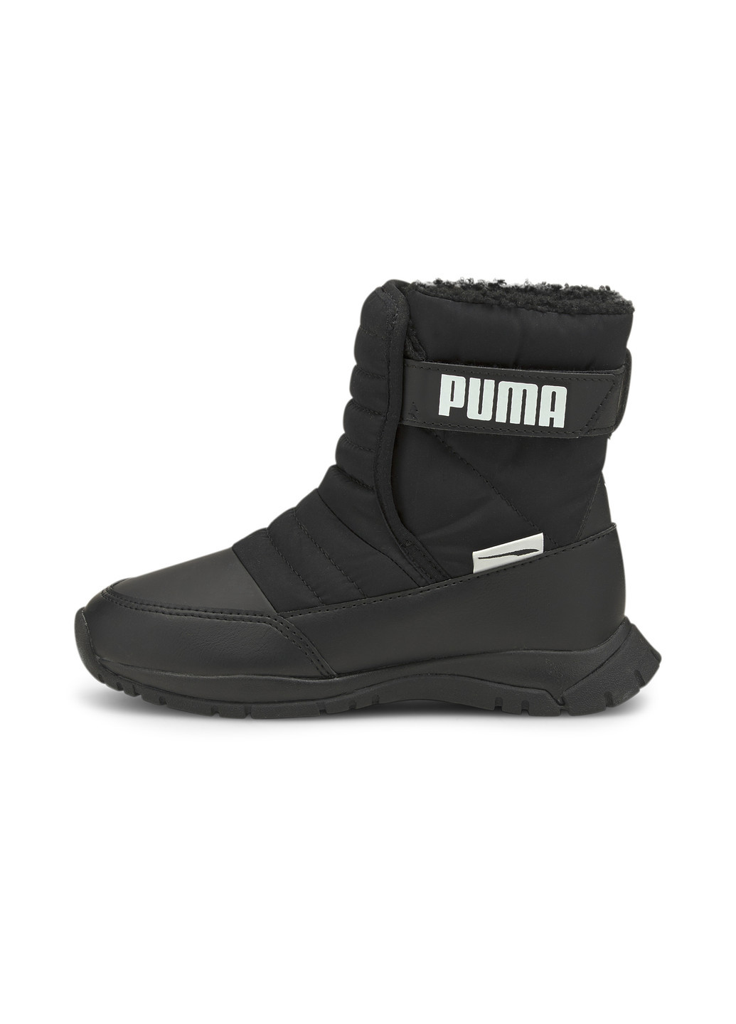 Чобітки Nieve Winter Kids' Boots Puma однотонні рожеві спортивні