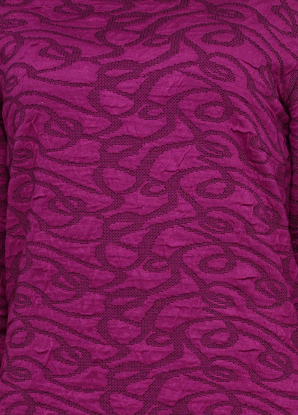 Фуксиновое (цвета Фуксия) кэжуал платье Brandtex Collection однотонное