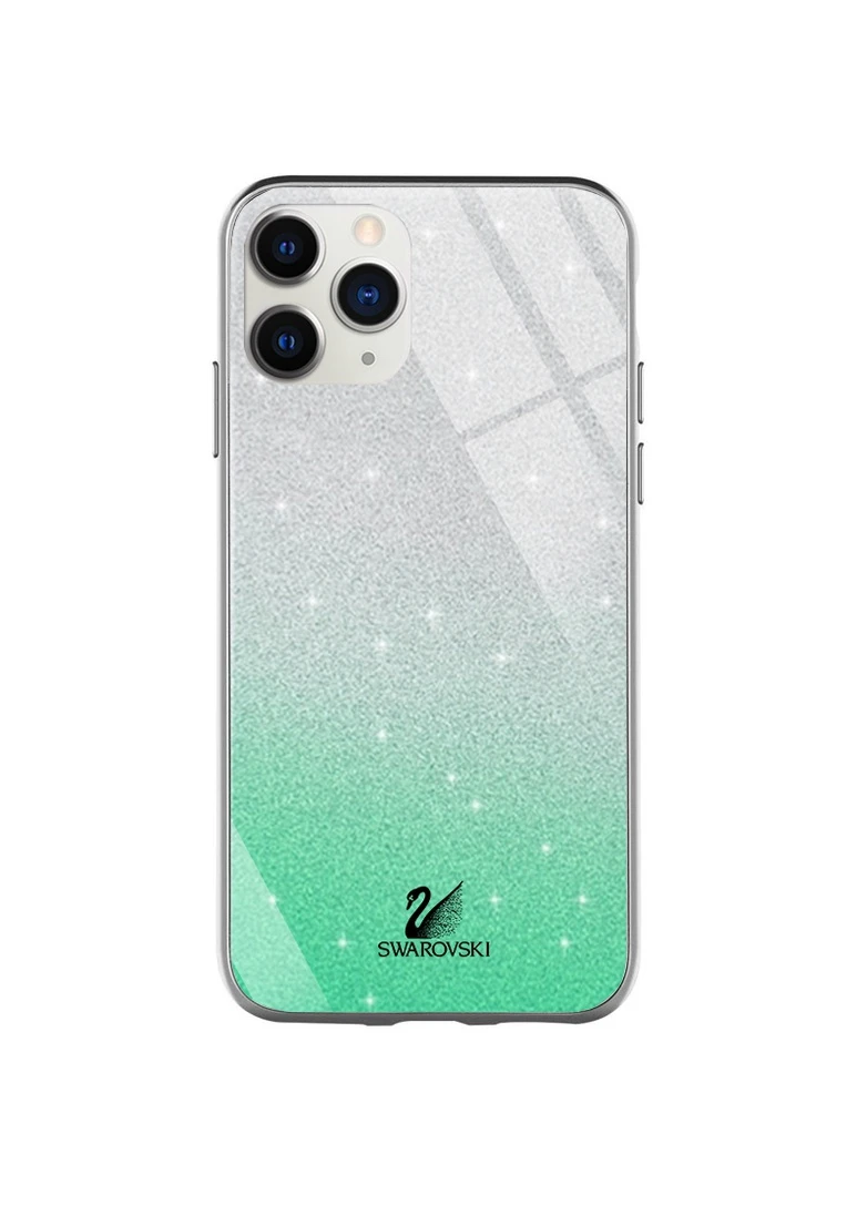 TPU+Glass чехол Swarovski для Apple iPhone 11 Pro (5.8"") Бирюзовый (is_00000033113_1) Epik (250499274)