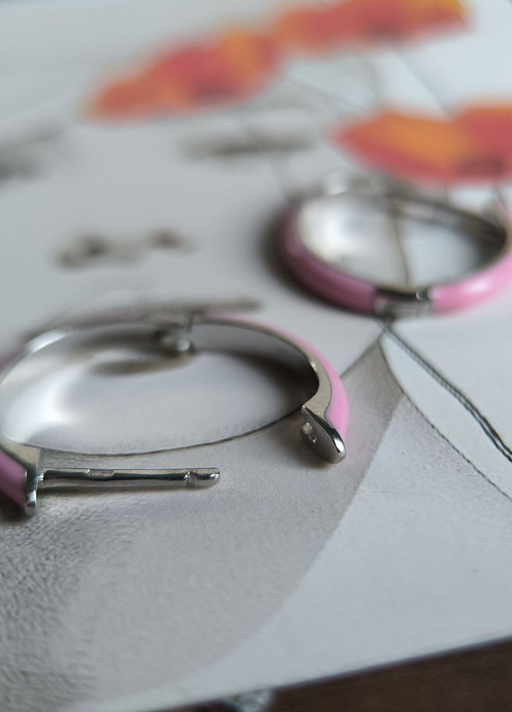 Серьги Silver Flame (350941498)