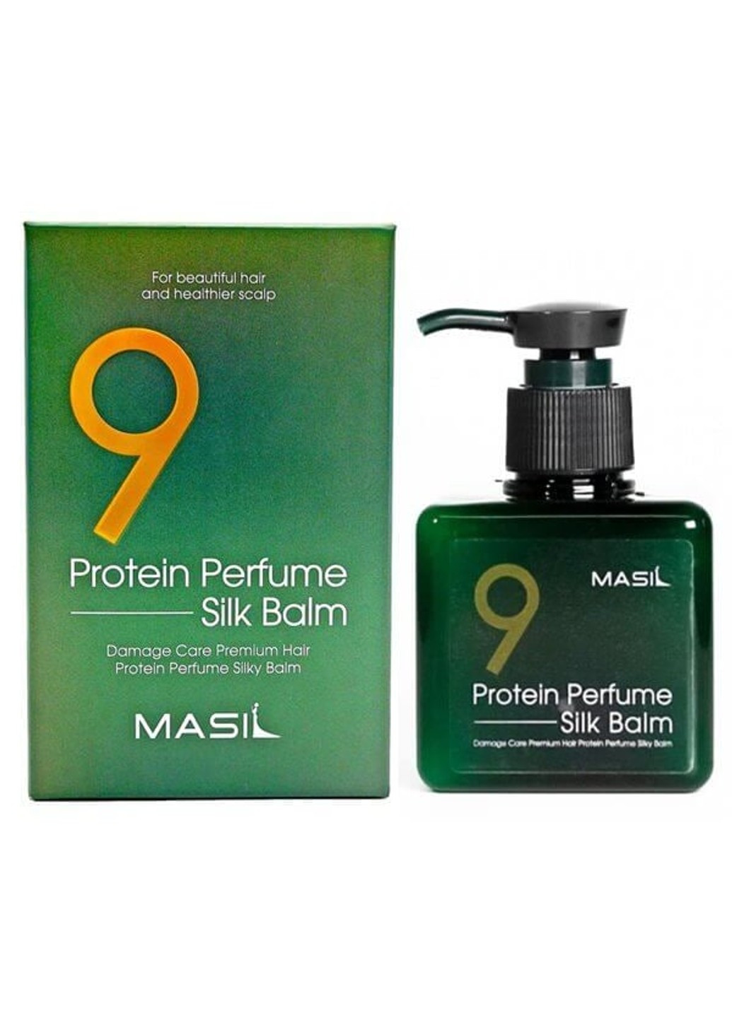 Незмивний парфюмований бальзам для волосся 9 Protein Perfume Silk Balm 180 мл MASIL (253103171)