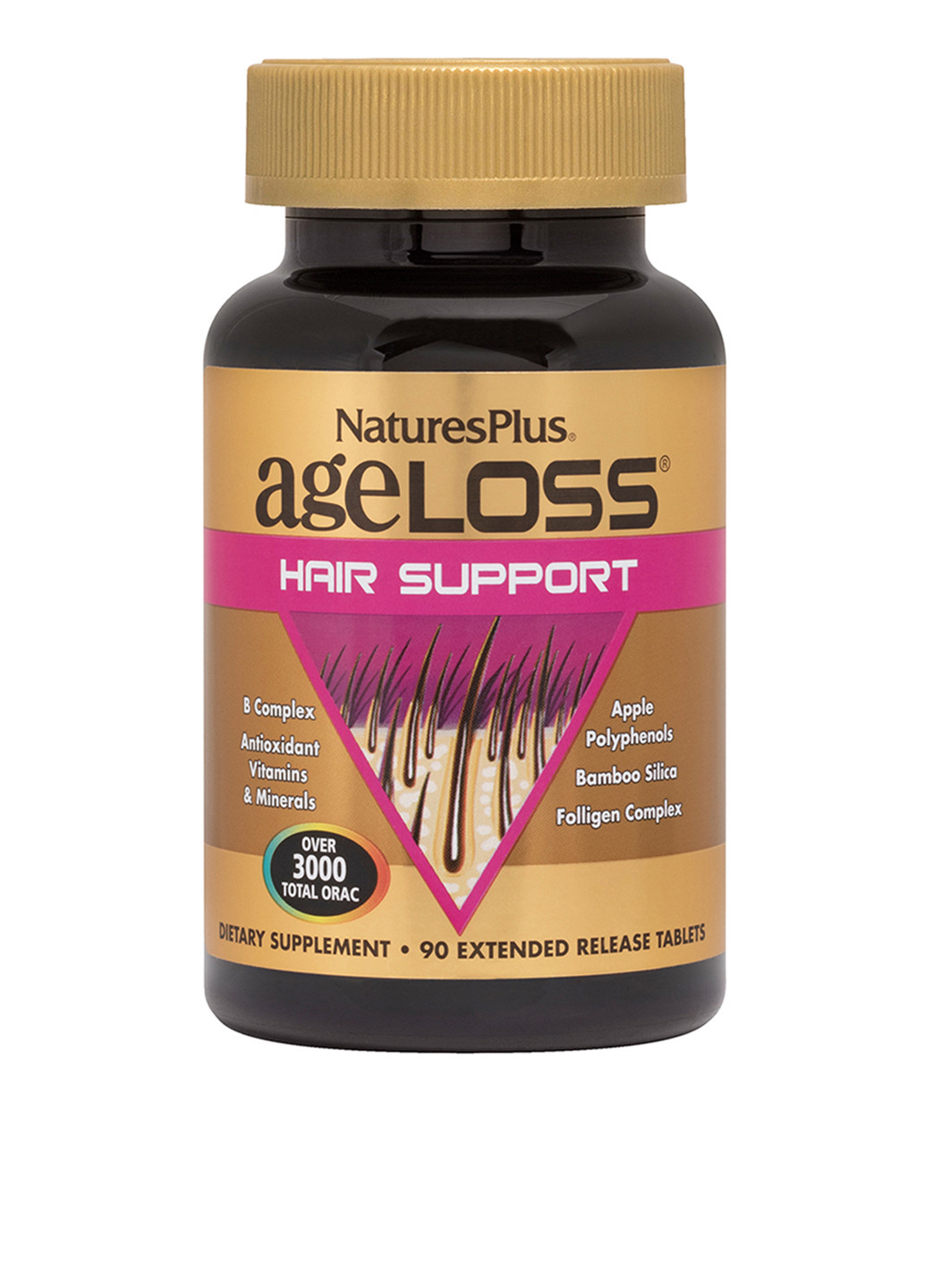 Комплекс Для волос AgeLoss Hair Support (90 таб.) Natures Plus