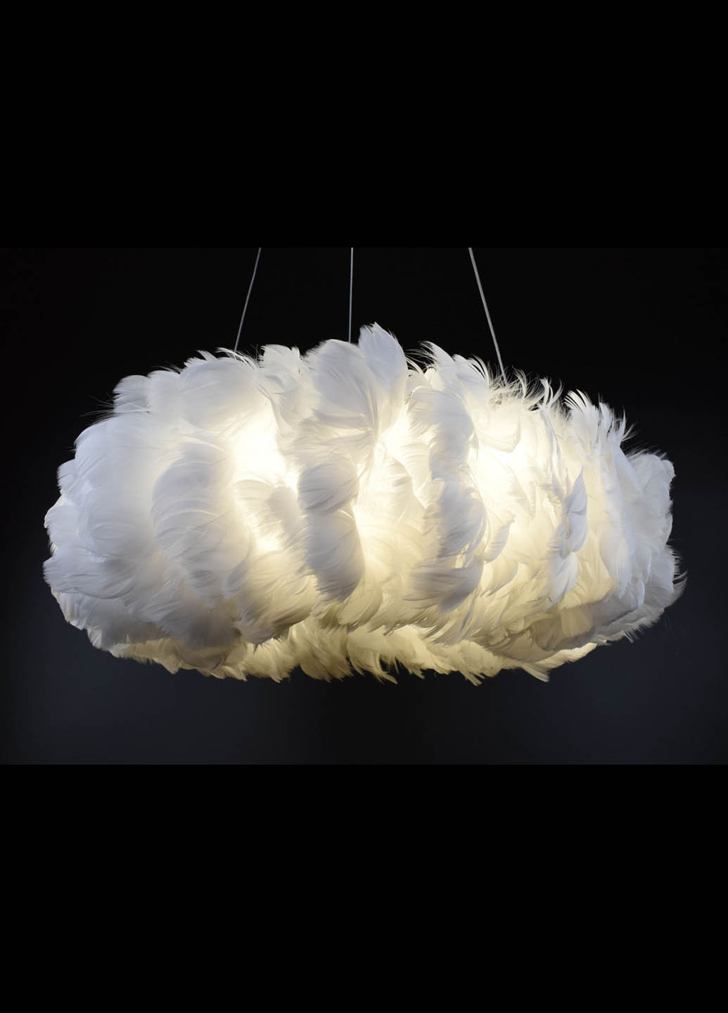 Люстра стельова підвісна на 6 лампочок AS143 / 500-wh Білий 40х50х50 см. Handmade (234538062)