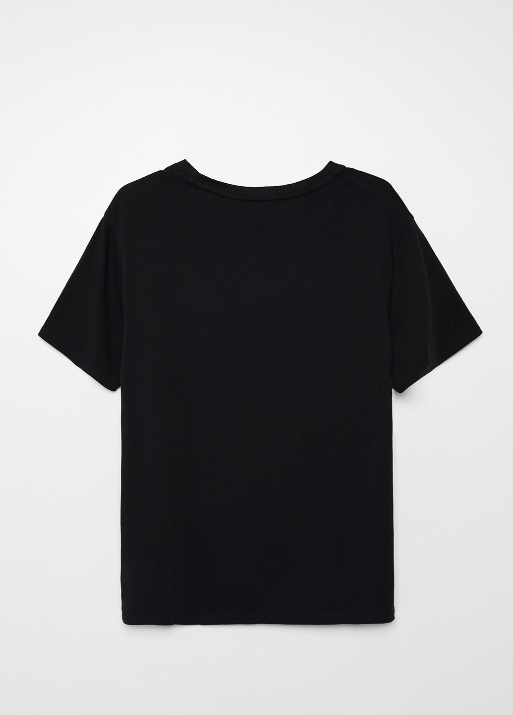 Черная летняя футболка Cropp