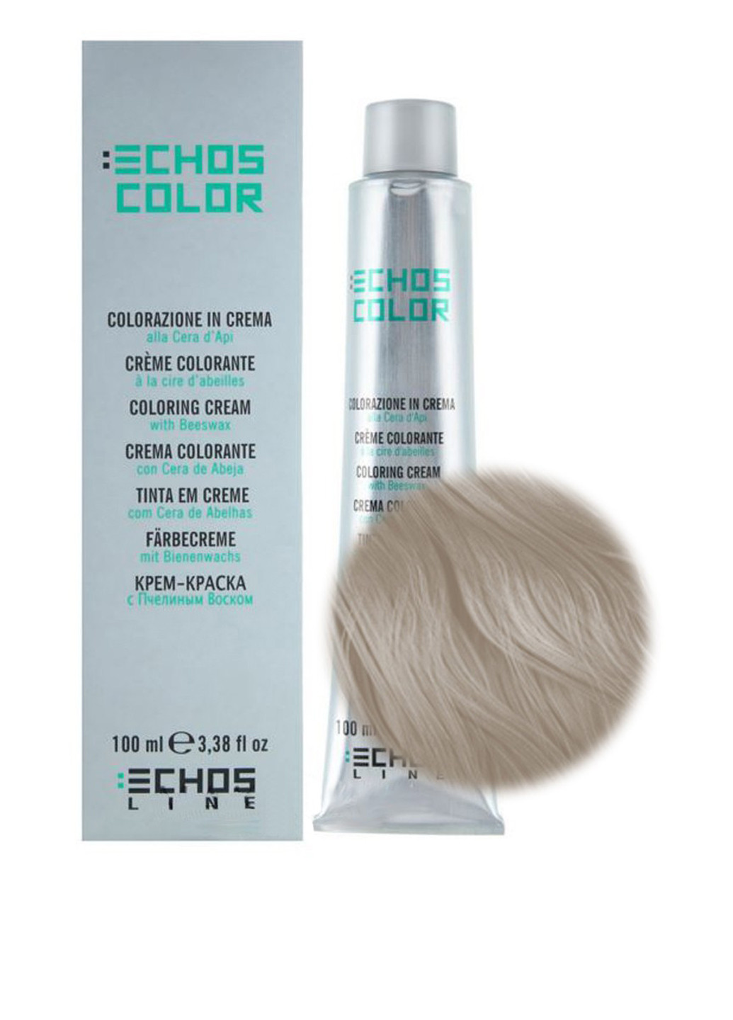 Крем-фарба для волосся професійна №S12.0 (супер платиновий нейтральний), 100 мл Echosline (77299718)