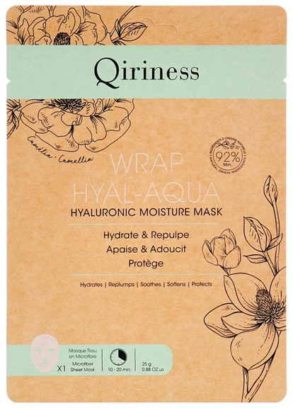 Маска для обличчя гіалуронова Wrap Hyal-Aqua Hyaluronic Moisture Mask Qiriness (250116931)
