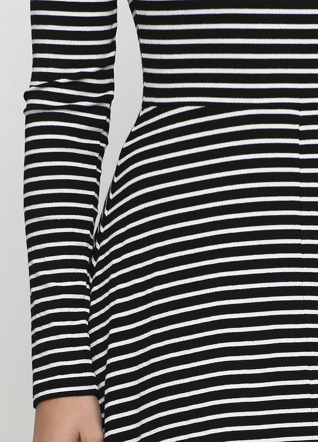 Чорно-білий вечірня сукня футляр Gap в смужку