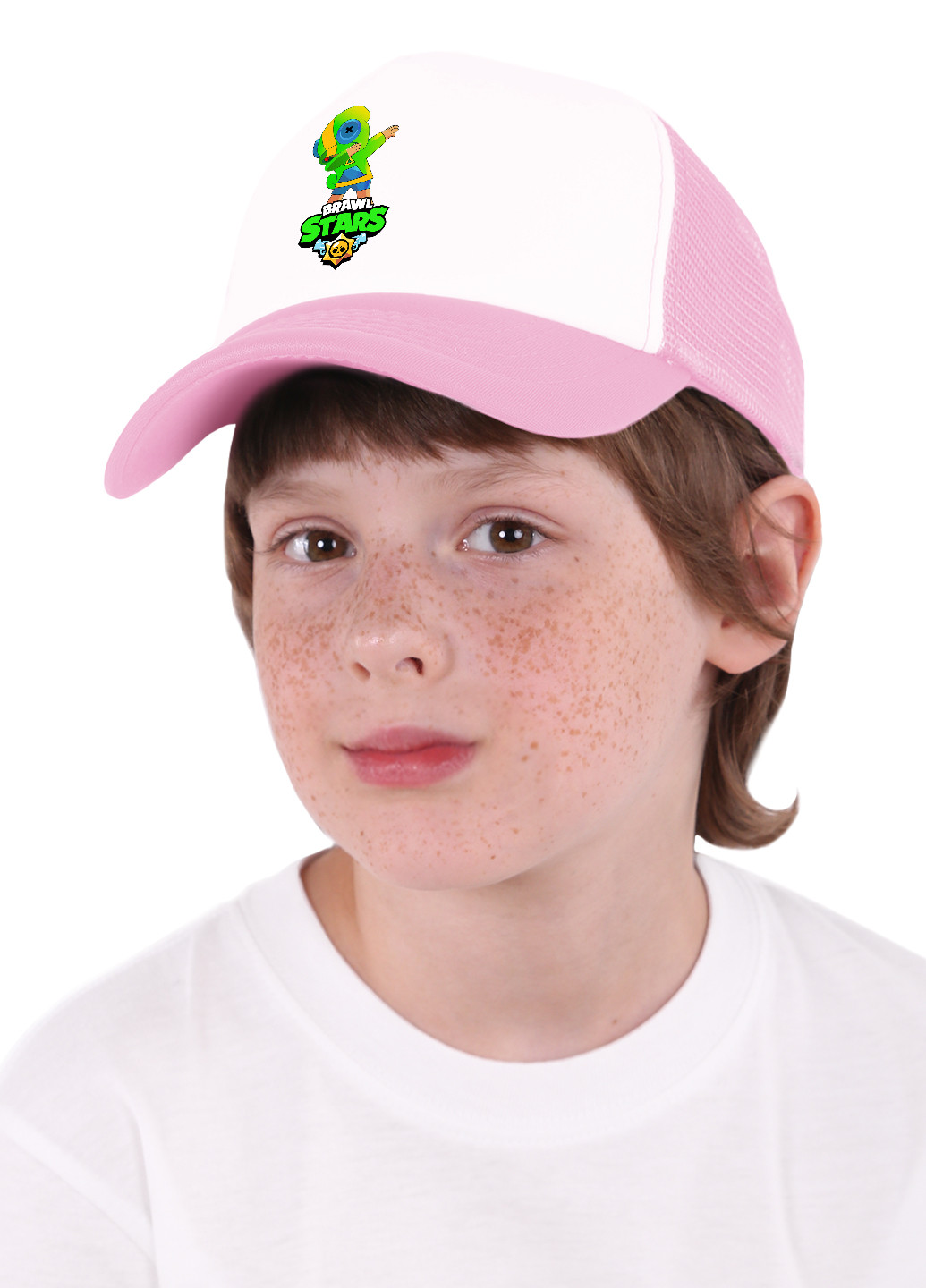 Кепка Тракер дитяча Зелений Леон Бравл Старс (Green Leon Brawl Stars) (33404-1705) MobiPrint (220769717)