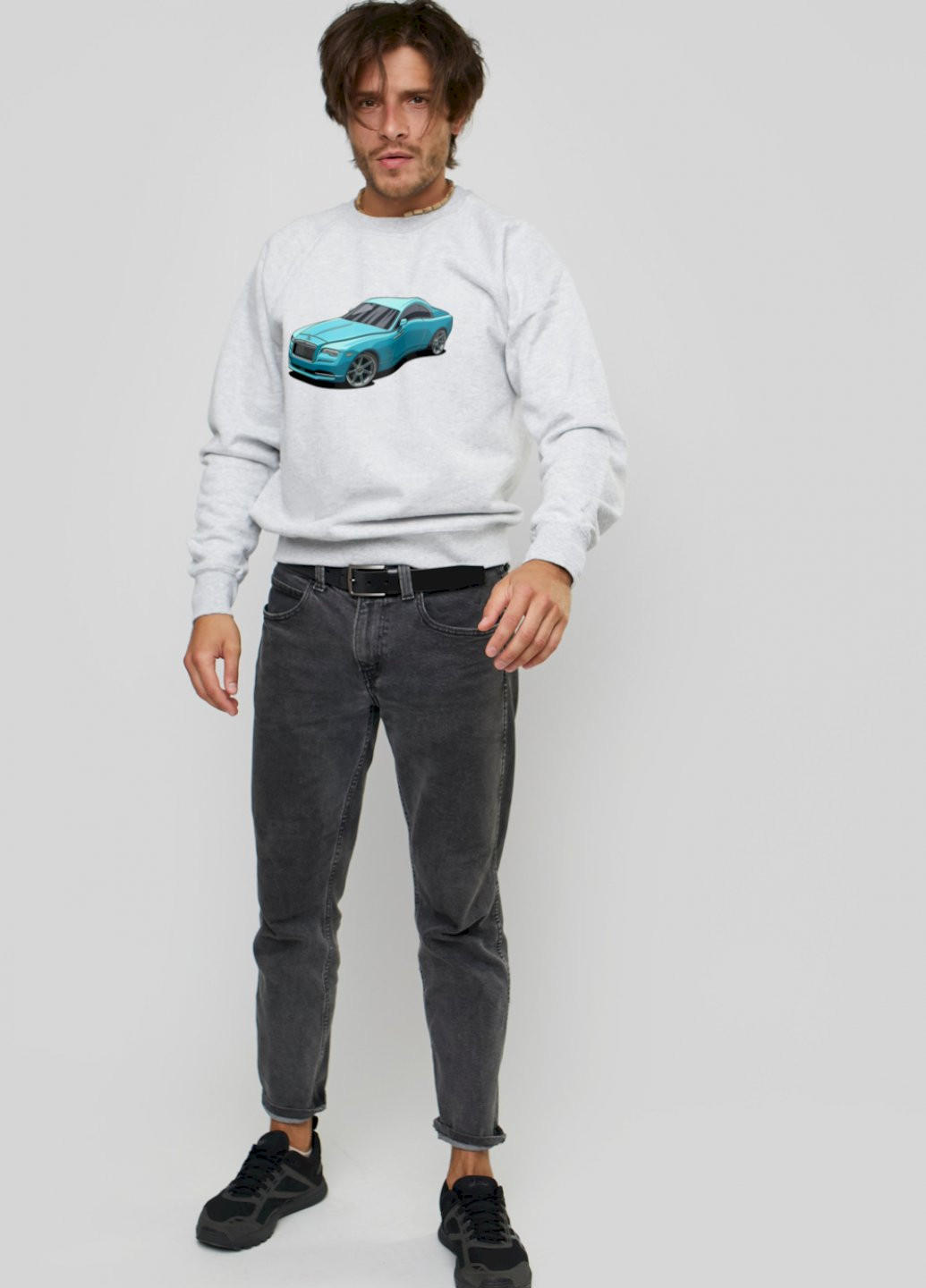 Сірий світшот YAPPI (198688779)