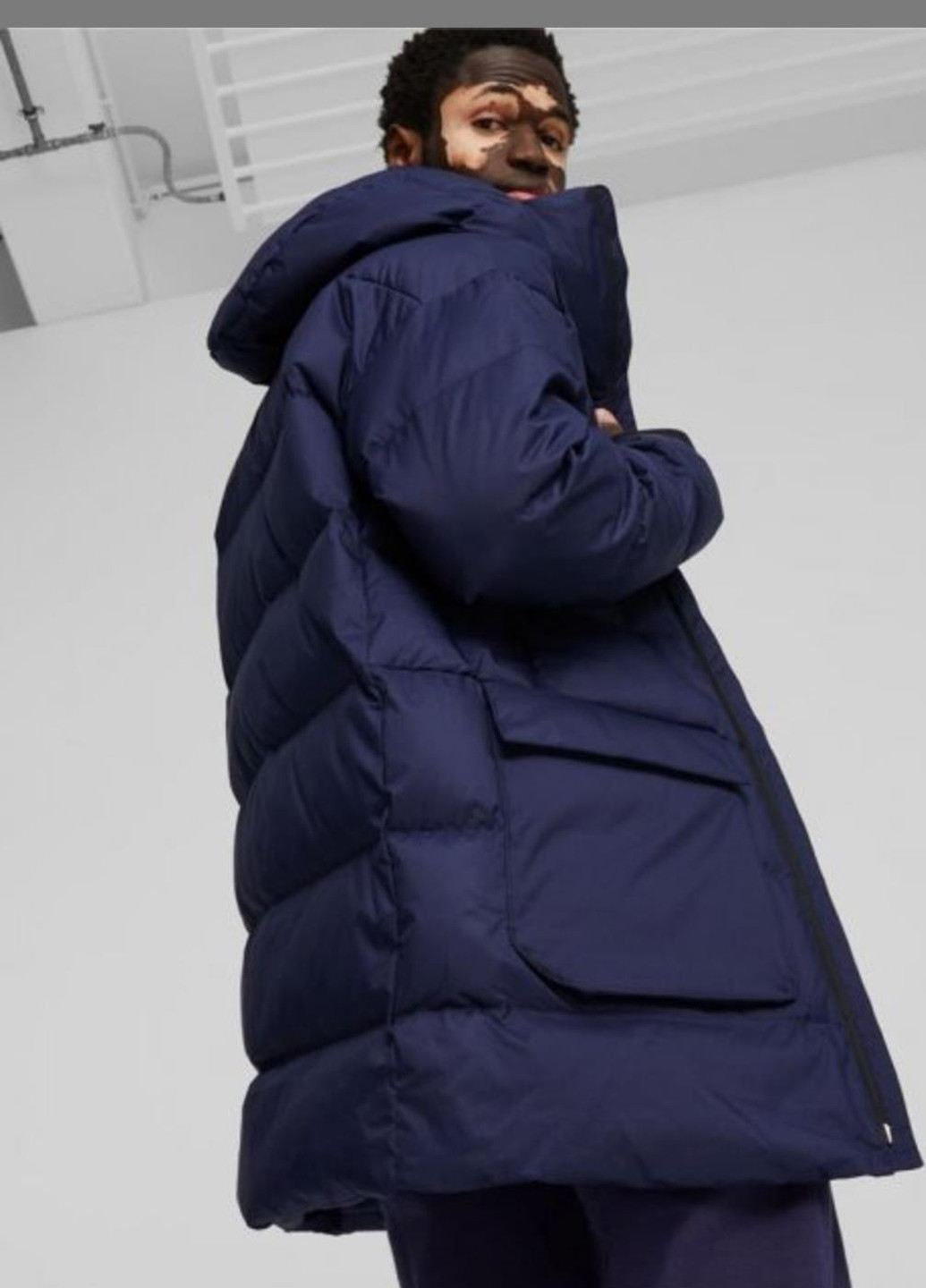 Темно-синяя зимняя куртка 67537806 Puma Protective Hooded Down Coat