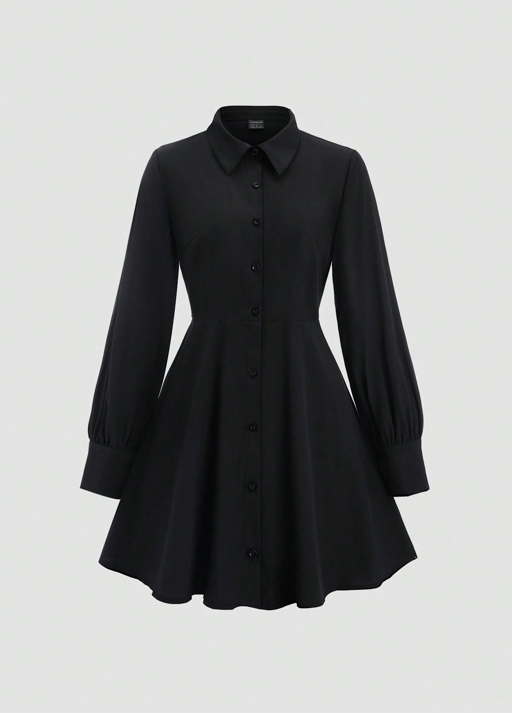 Чорна коктейльна, кежуал сукня сукня-сорочка, сукня-трансформер SHEIN в клітинку