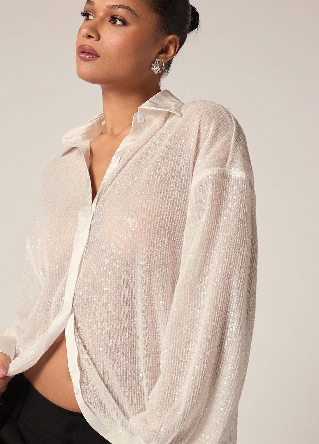 Белая блуза SHEIN