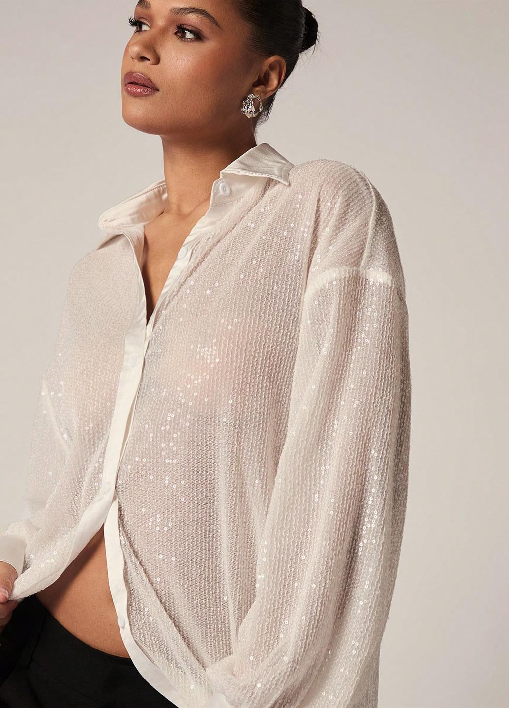 Белая блуза SHEIN