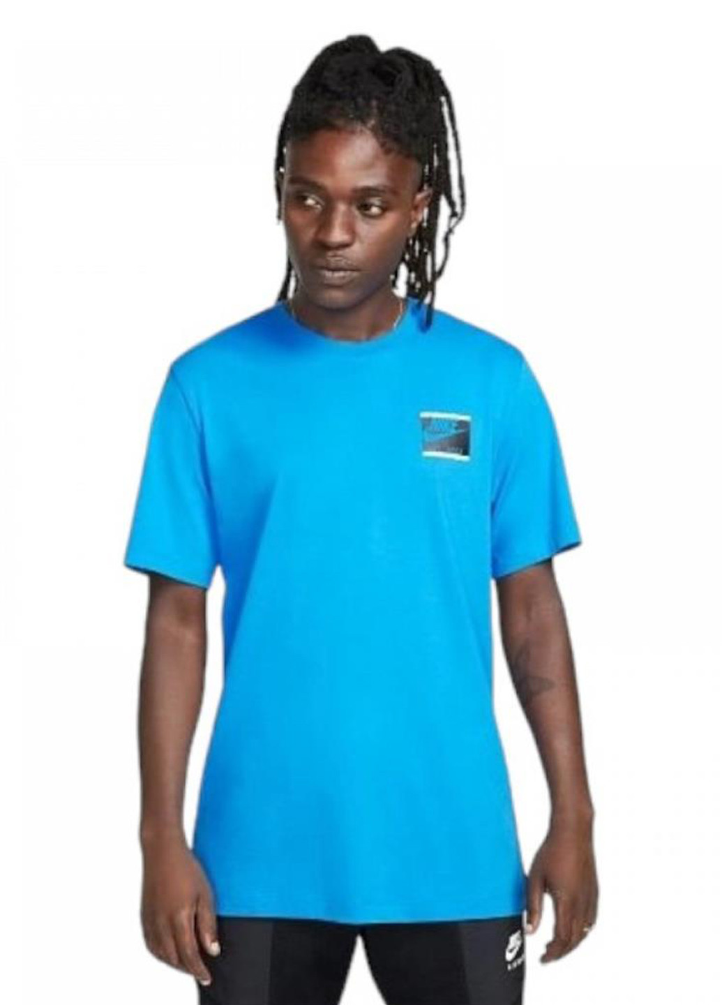Голубая футболка fq3756-435 Nike Sportswear T-Shirt 'Light Photo