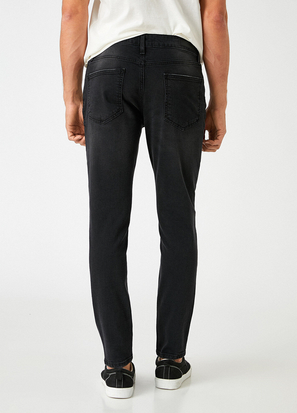 Черные летние прямые джинсы KOTON