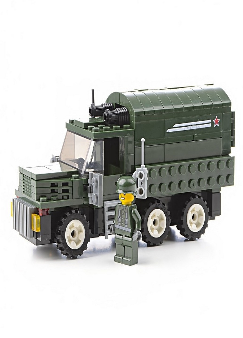 IM532 Конструктор військові вантажівка NaNa зелений