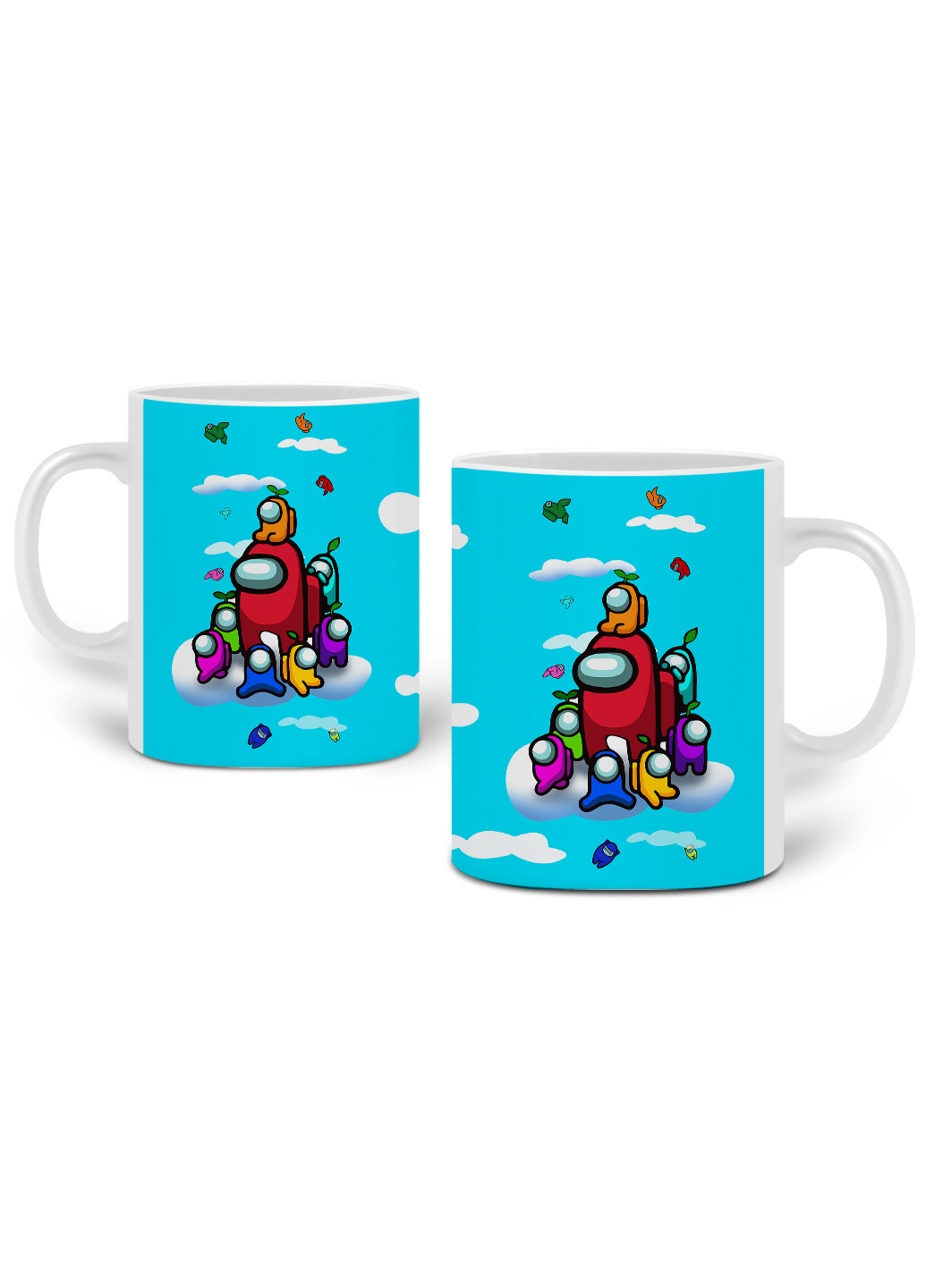 Кружка Амонг Ас (Among Us) 330 мл горнятко керамічне (20259-2596) MobiPrint (219778409)