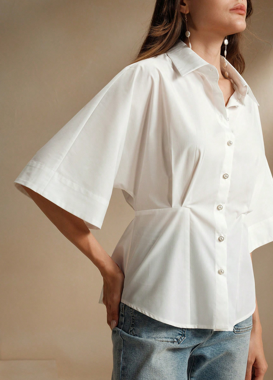 Біла блуза SHEIN