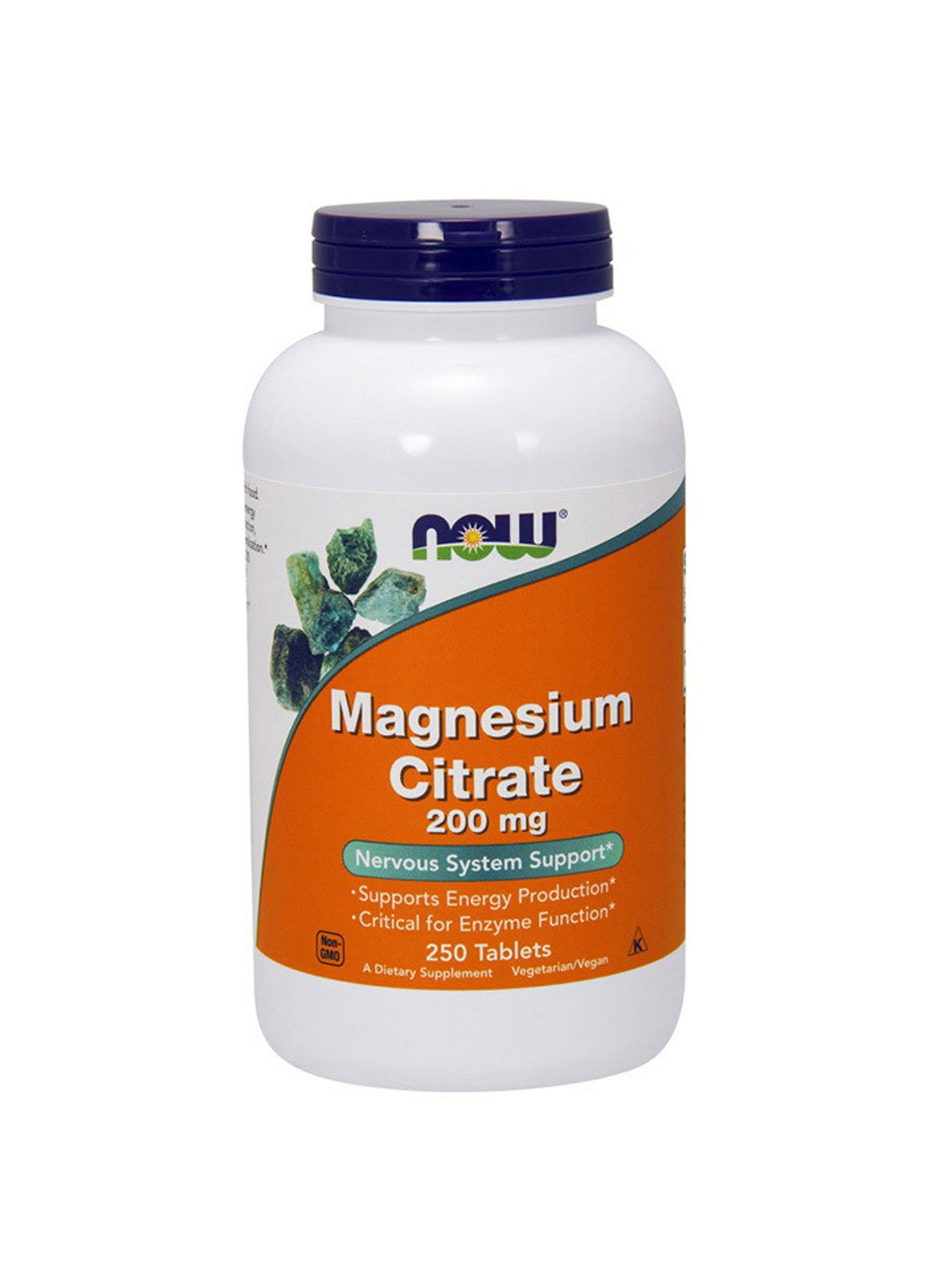 Магній цитрат Magnesium Citrate 200 mg (250 таб) нау фудс Now Foods (255409919)