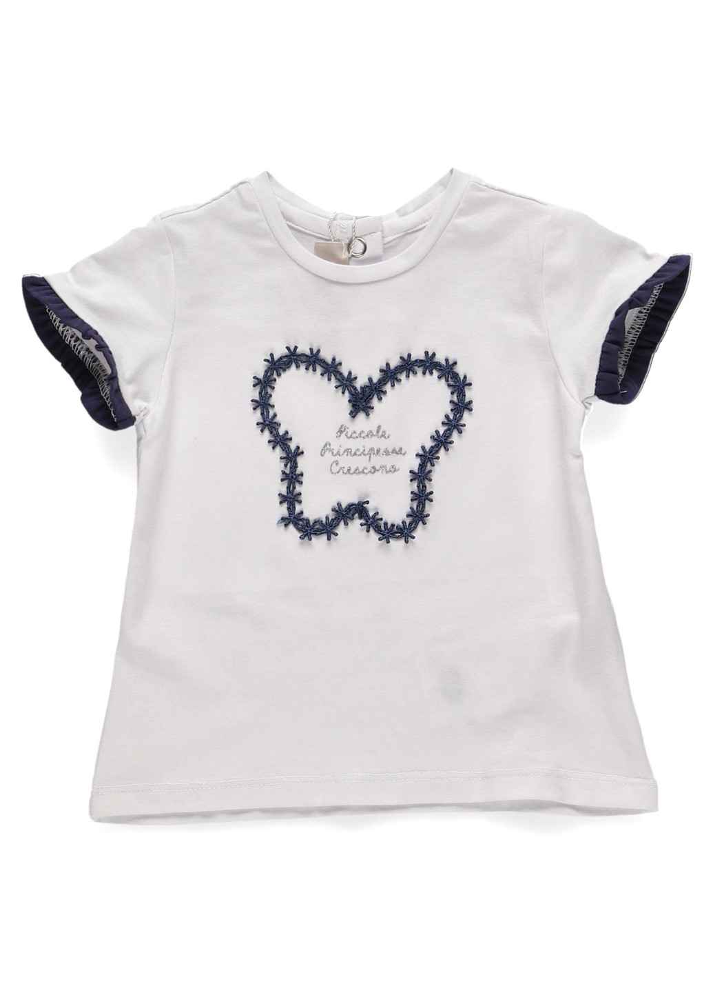 Белая летняя футболка Chicco