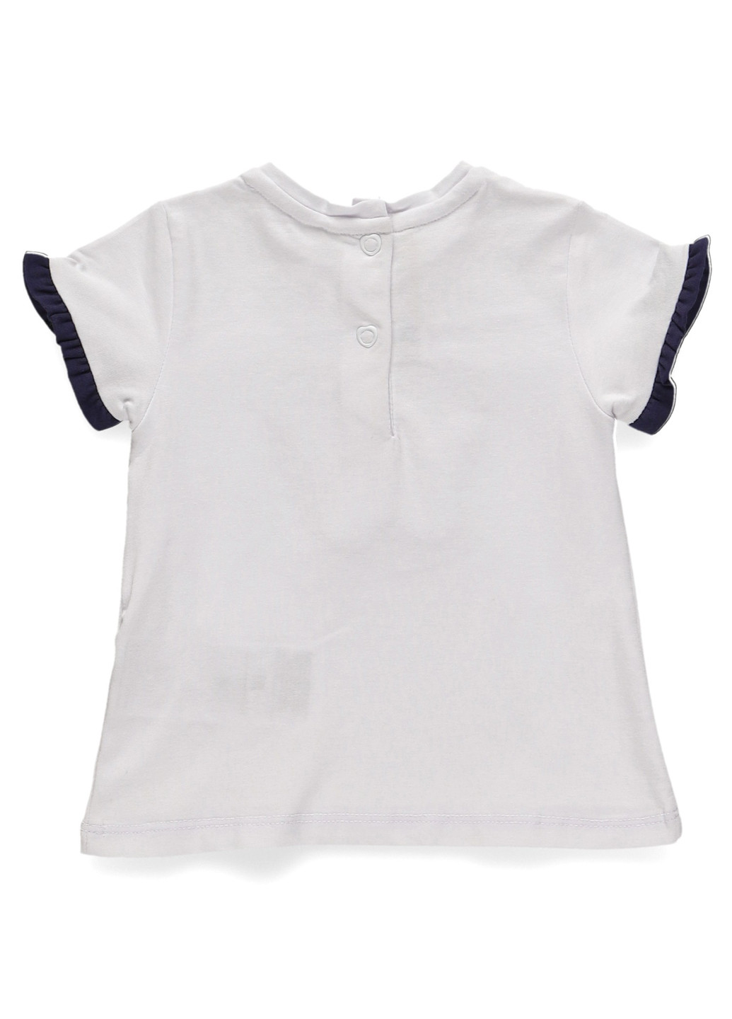 Белая летняя футболка Chicco