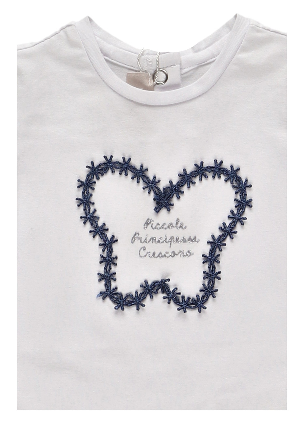 Белая летняя футболка Chicco