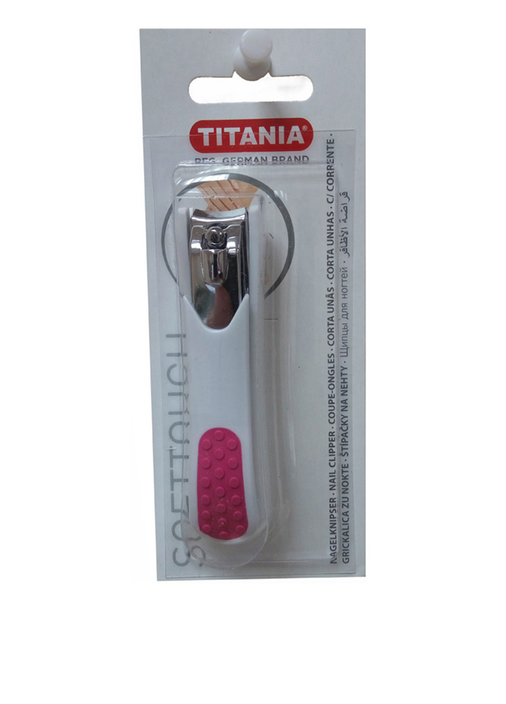 Щипчики для ногтей "Softtouch" Малиновый Titania (88100176)
