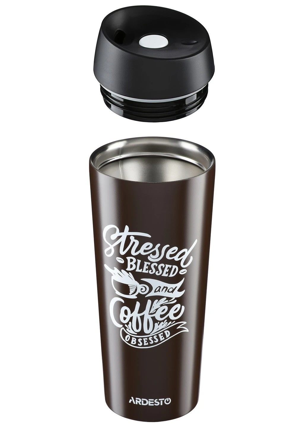 Термочашка Coffee time Cup 0,45 л нержавеющая сталь, коричневый Ardesto (252788071)