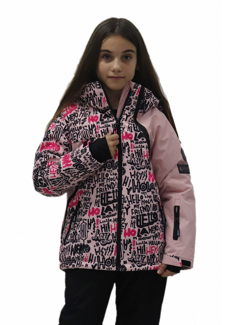 Куртка лижна дитяча Letter рожевий (B6005-pink) Just Play (166853100)