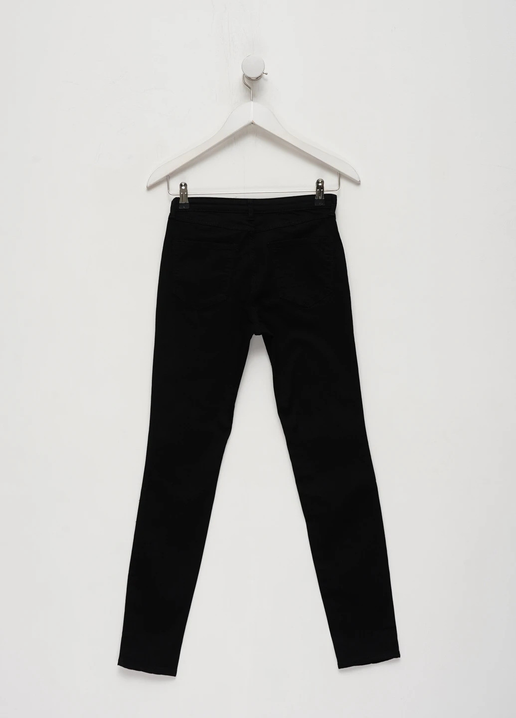 Черные демисезонные слим джинсы H&M