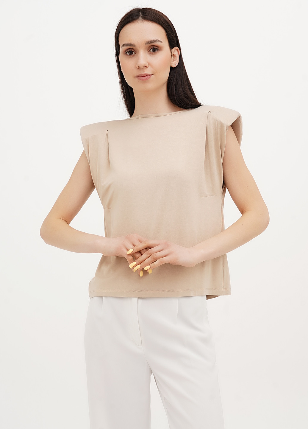 Бежевая блуза Vicolo