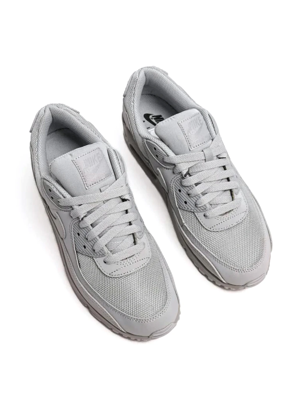 Сірі кросівки cn8490-001 демісезон Nike AIR MAX 90 Leather