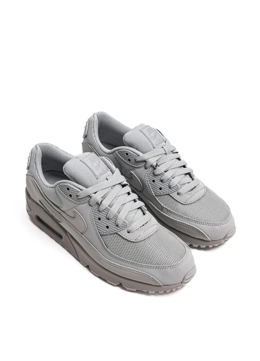 Сірі кросівки cn8490-001 демісезон Nike AIR MAX 90 Leather