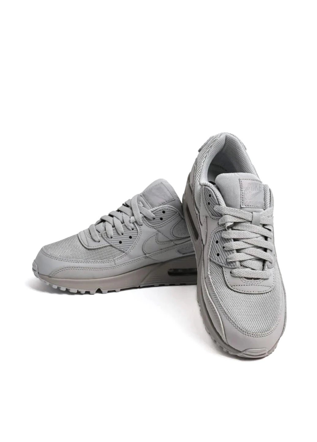 Сірі кросівки cn8490-001 демісезон Nike AIR MAX 90 Leather