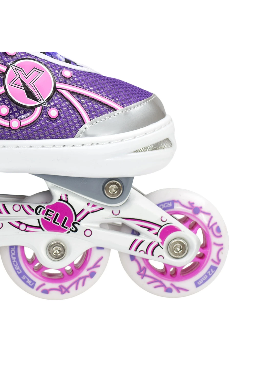 Роликовые коньки (NA1152A-PNK) 39-42 Nils Extreme (190261140)