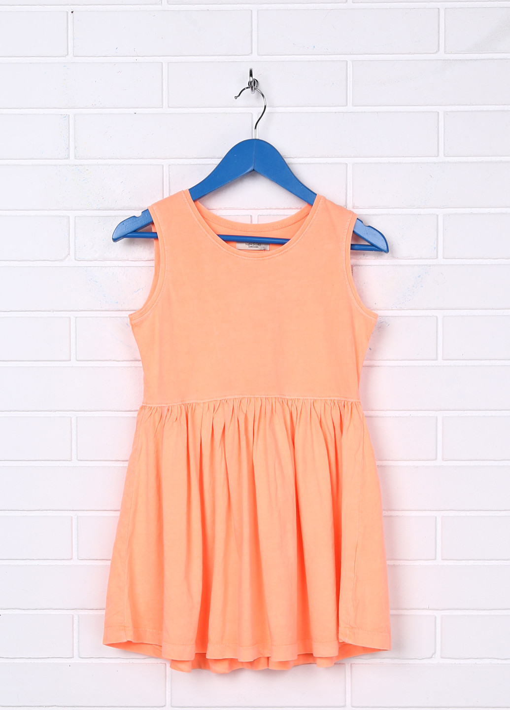 Светло-оранжевое платье Mads Norgaard (47883338)
