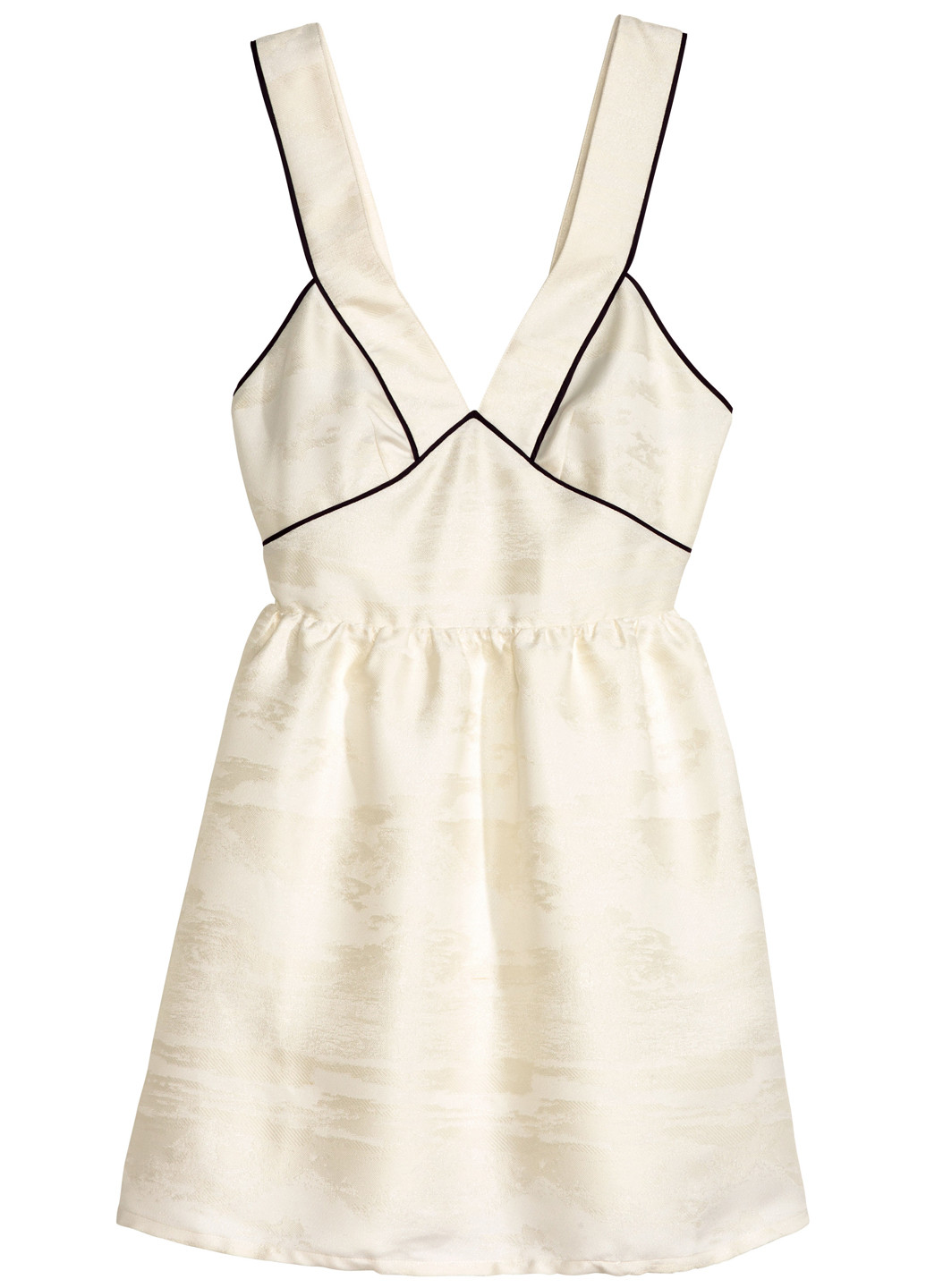 Молочна кежуал плаття, сукня дзвін H&M