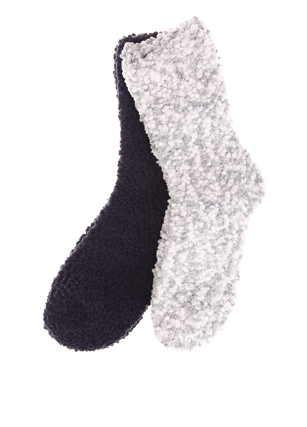 Носки (2 пары) Esmara без уплотненного носка однотонные серо-синие повседневные