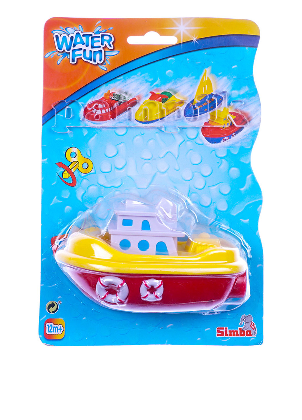 Іграшка для купання Вітрильник, 17х9х25 см Simba (286303011)
