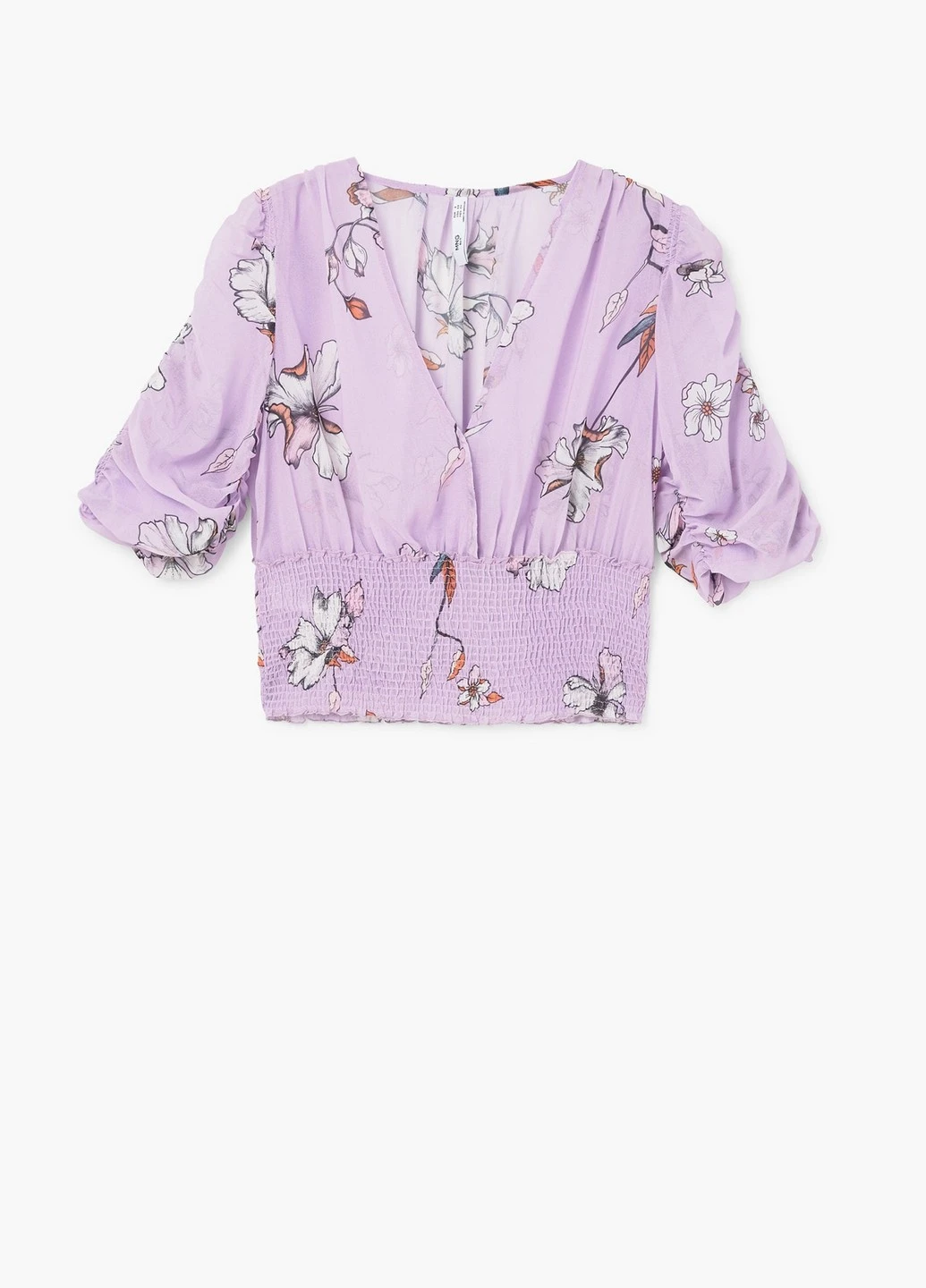 Фиолетовая блуза Mango