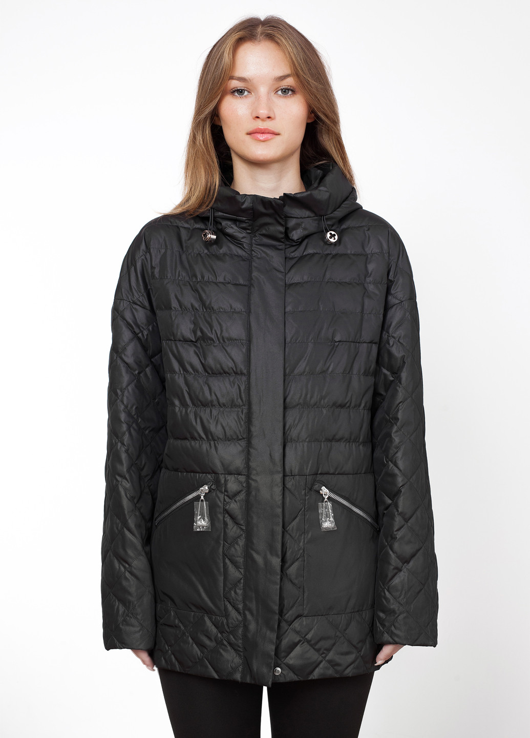 Черная демисезонная куртка Meajiateer