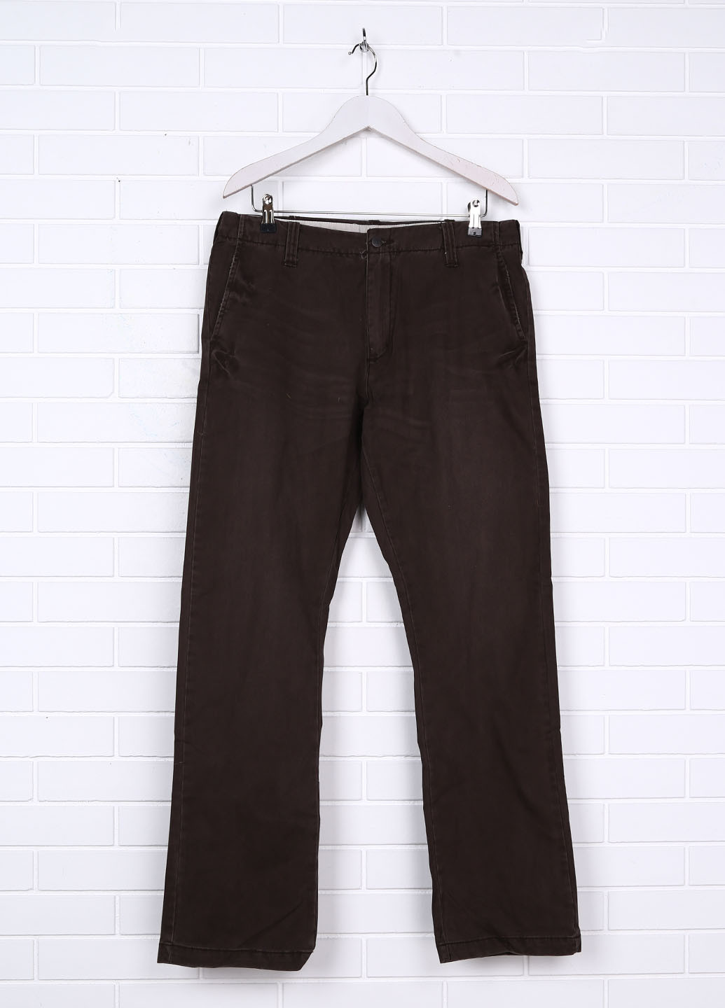 Темно-серые кэжуал демисезонные со средней талией брюки Lee