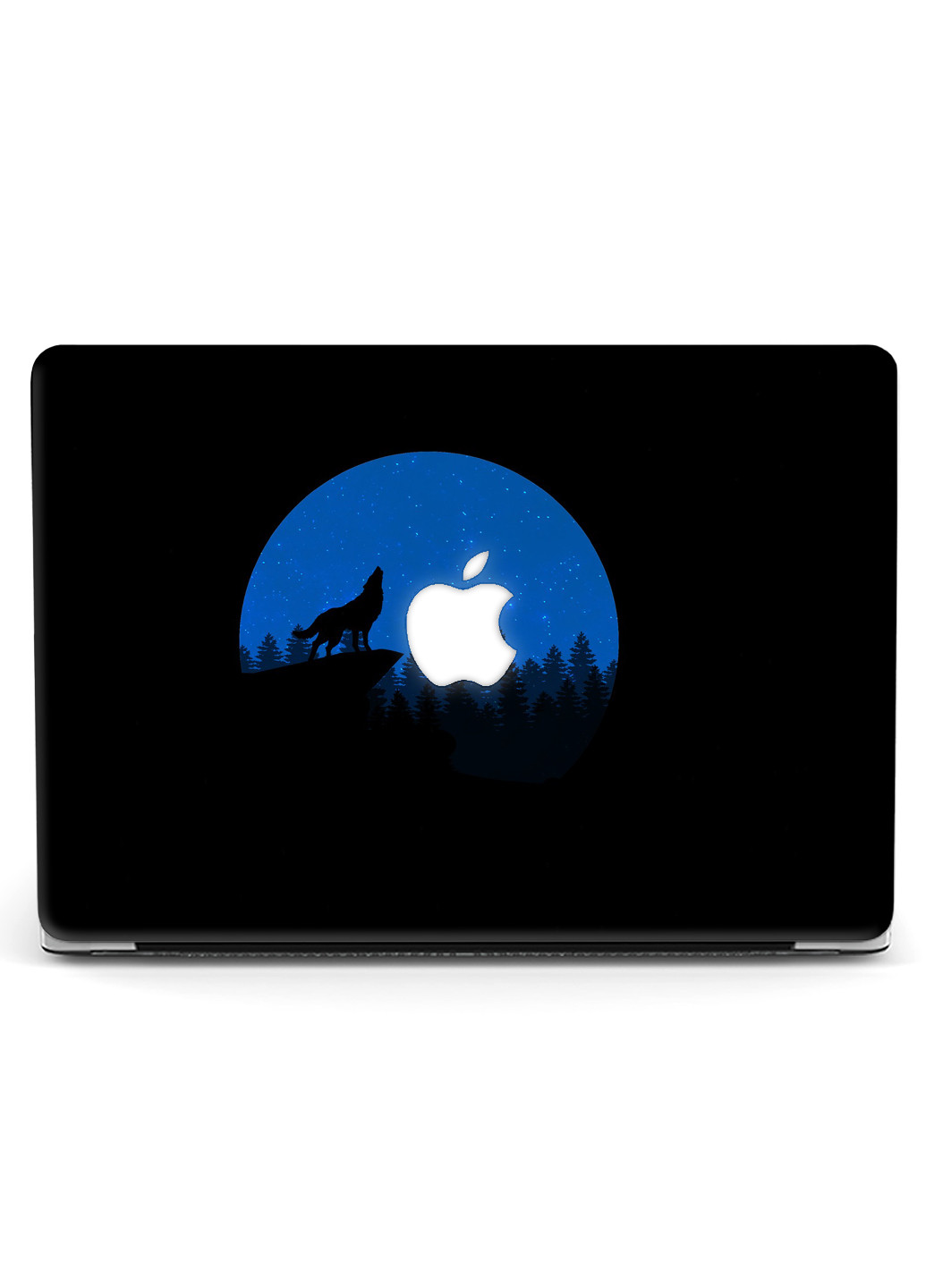 Чехол пластиковый для Apple MacBook Air 13 A1466 / A1369 Волк (Wolf) (6351-2142) MobiPrint (218531508)