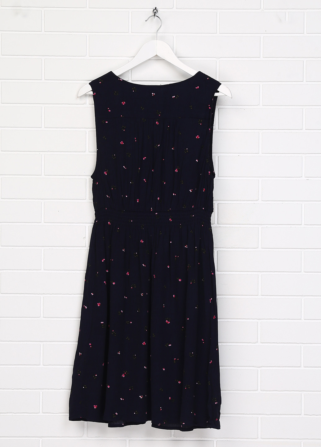 Темно-синее кэжуал платье для беременных H&M с цветочным принтом
